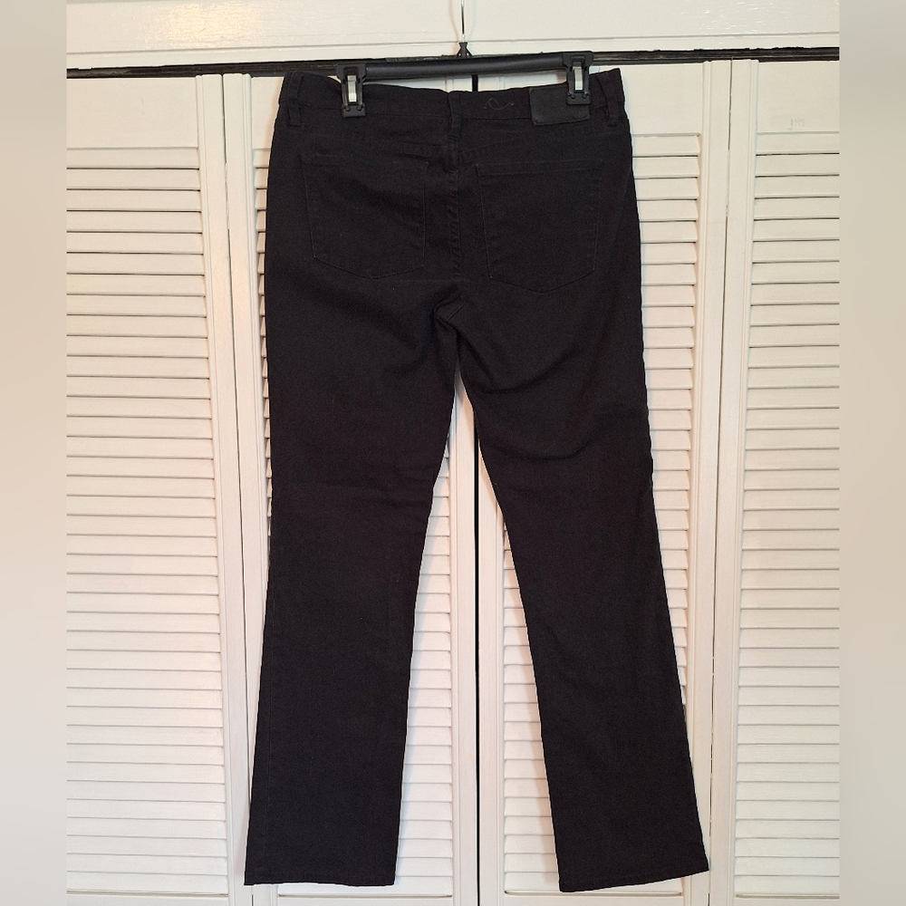 Ralph Lauren Women's Black Modern Straight Leg Jeans Sz 10 *W - Picture 4 of 7